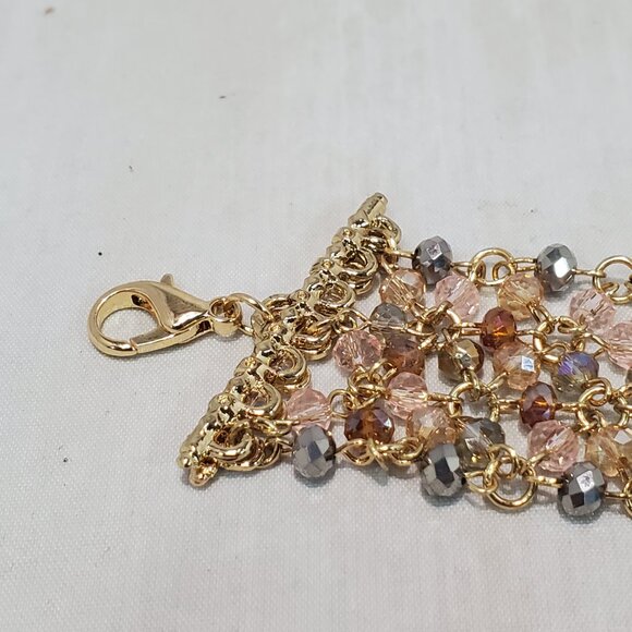 Ali Khan Glass multi color Beaded Bracelet - Picture 3 of 7